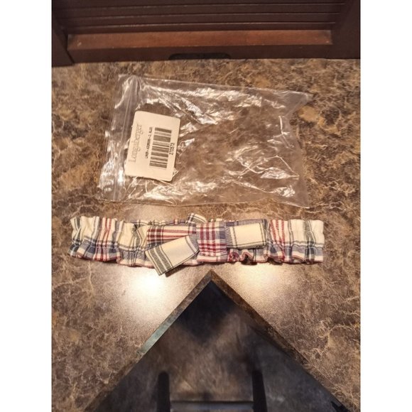 Longaberger recipe basket Garter with Bow for basket blue - Picture 1 of 5